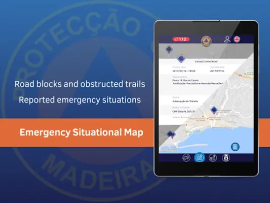 ProCiv Madeira android App screenshot 0