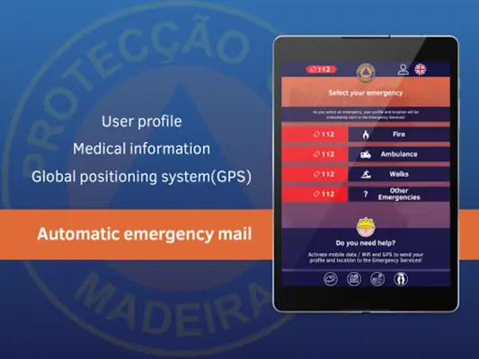 ProCiv Madeira android App screenshot 2